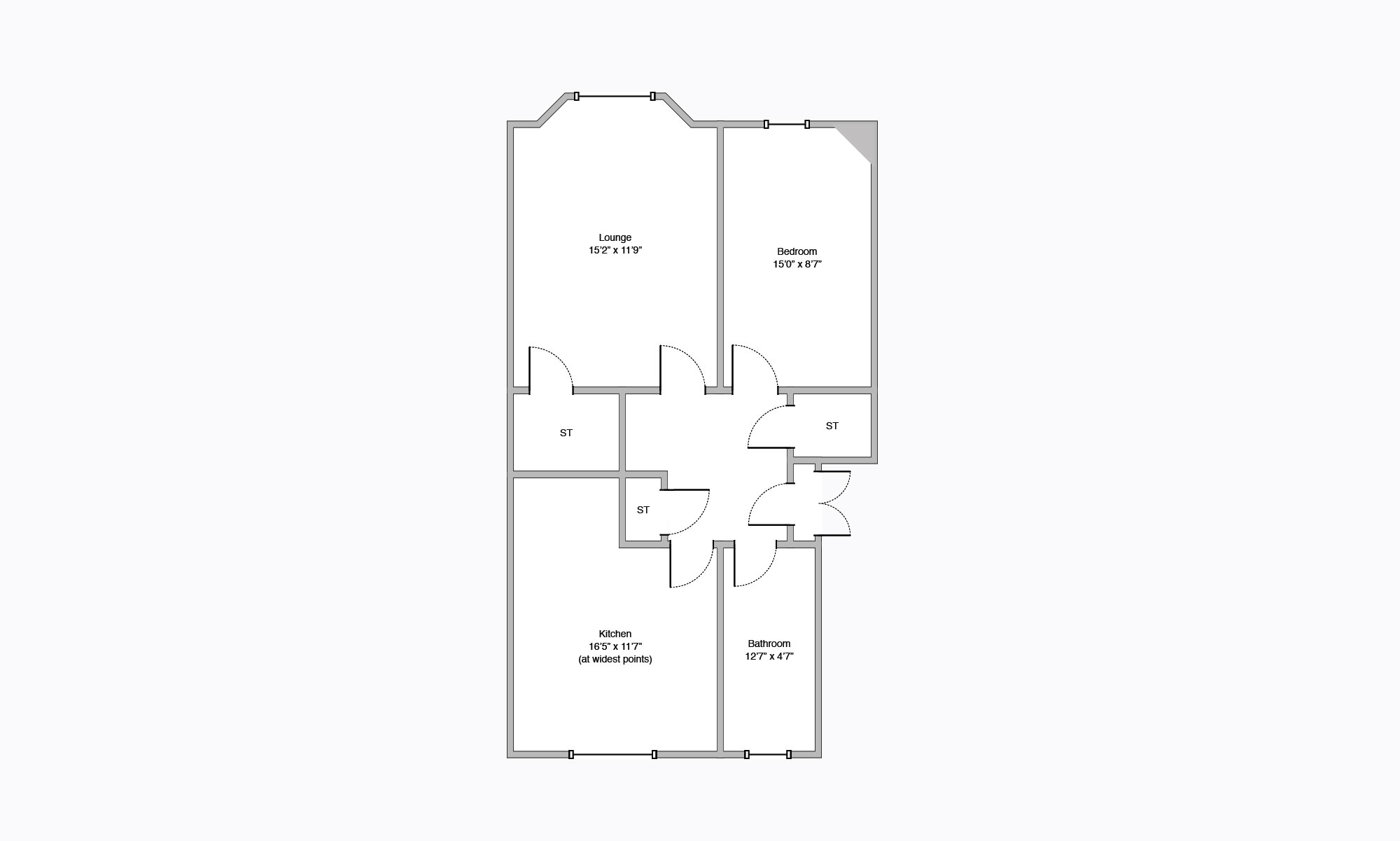 1 Bedrooms Flat for sale in Cathcart Road, Flat 2/1, Crosshill, Glasgow G42