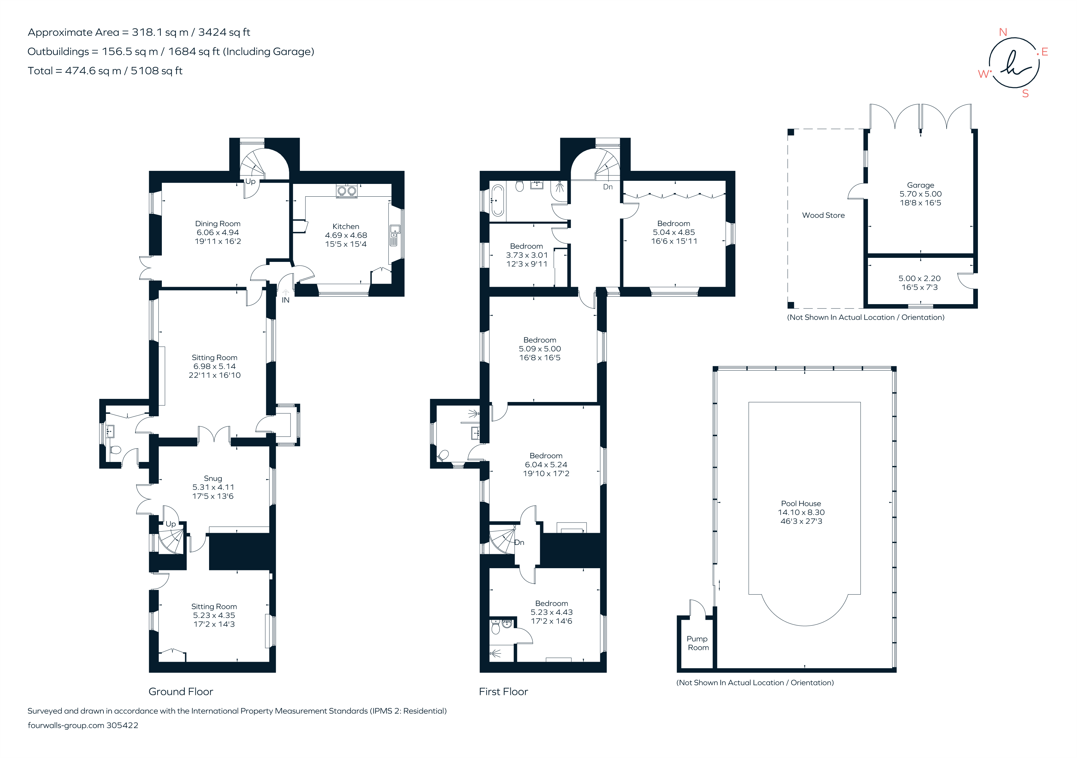 The Ham, Coaley, Dursley GL11, 5 bedroom detached house for sale