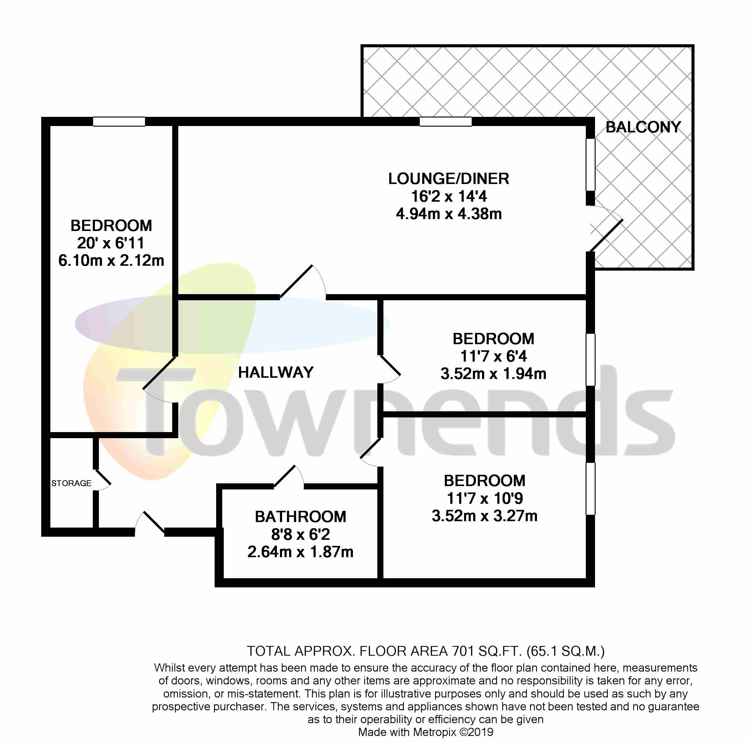 3 Bedrooms Flat for sale in Boniface House, 87 Canterbury Road, Croydon CR0