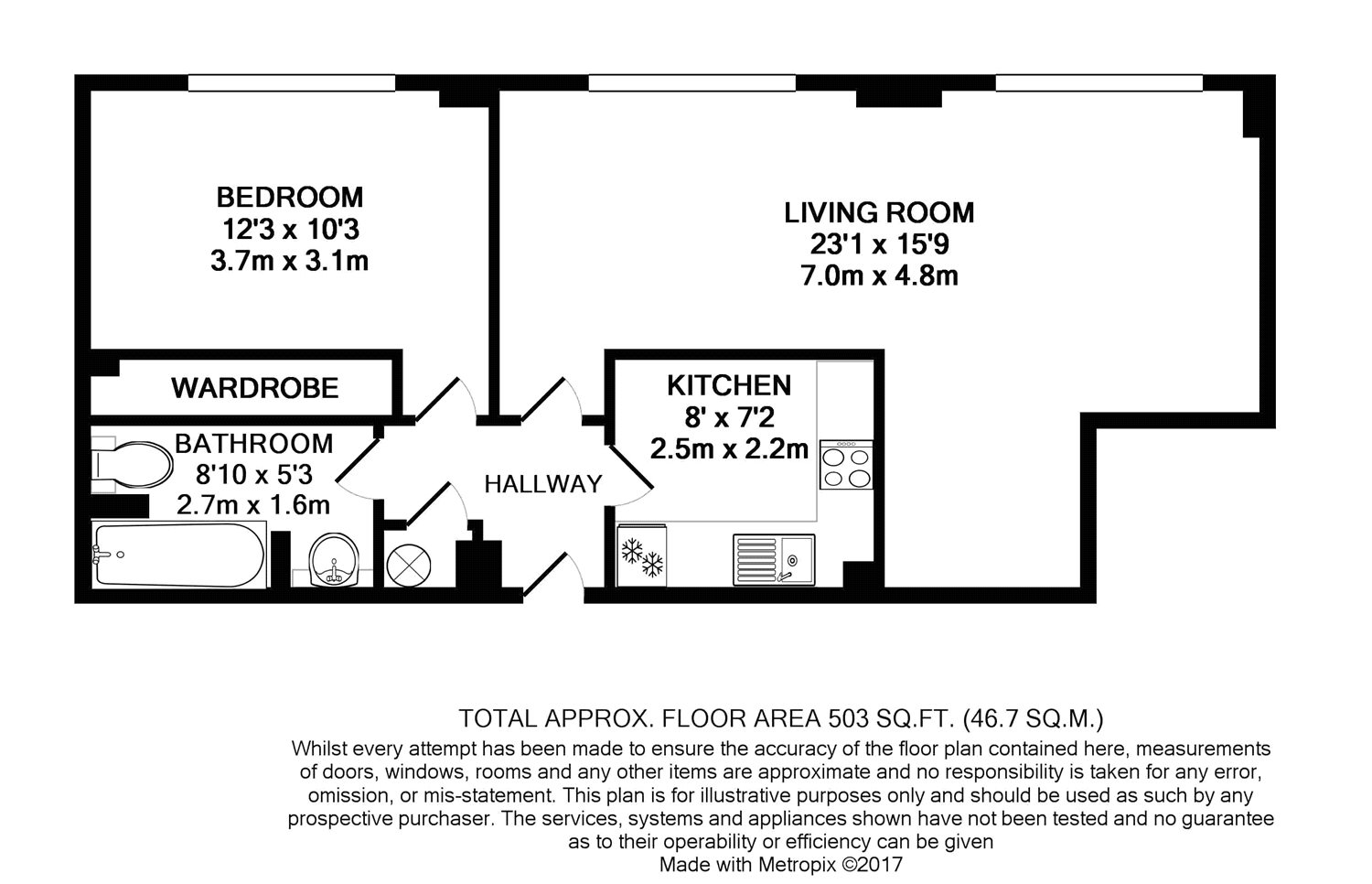 52, South Block, County Hall Southbank floorplan