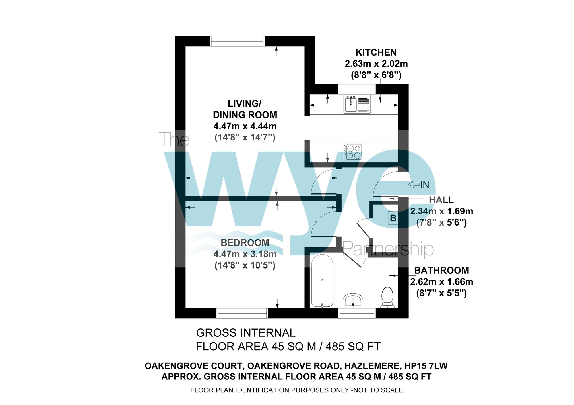 16b Oakengrove Court Oakengrove Road, High Wycombe floorplan