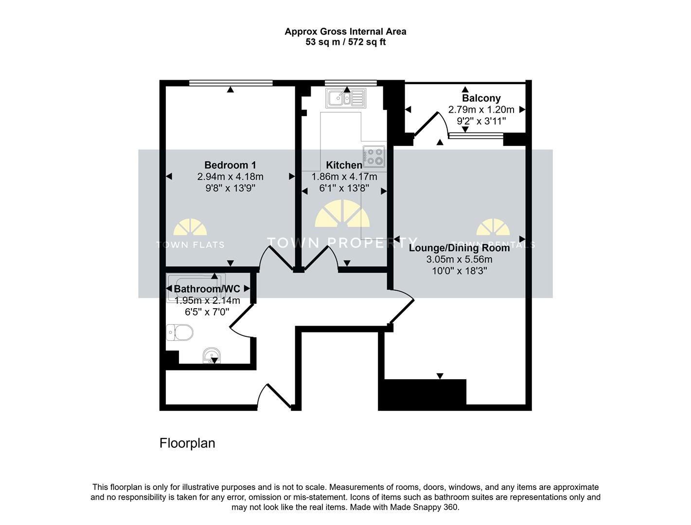 17, The Fieldings, 11 Arundel Road, Eastbourne floorplan