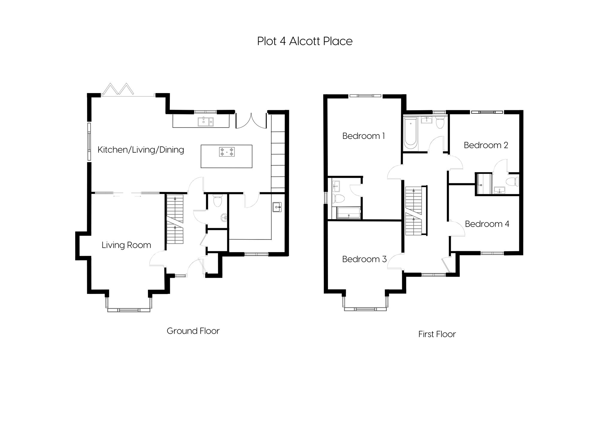 Plot 4 Alcott Place, Chelwood Gate floorplan