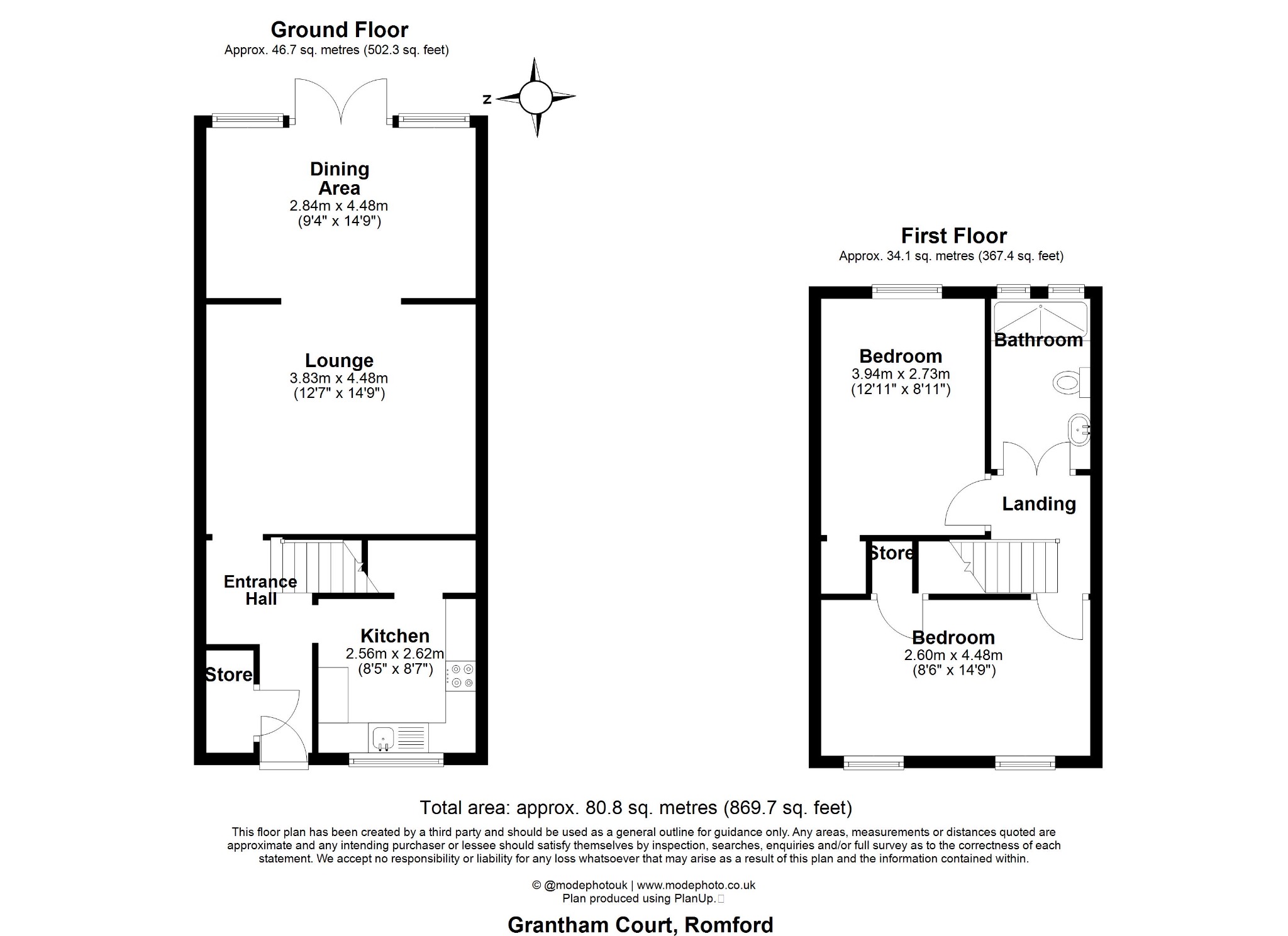 15 Grantham Court, Grantham Gardens, Greater London floorplan