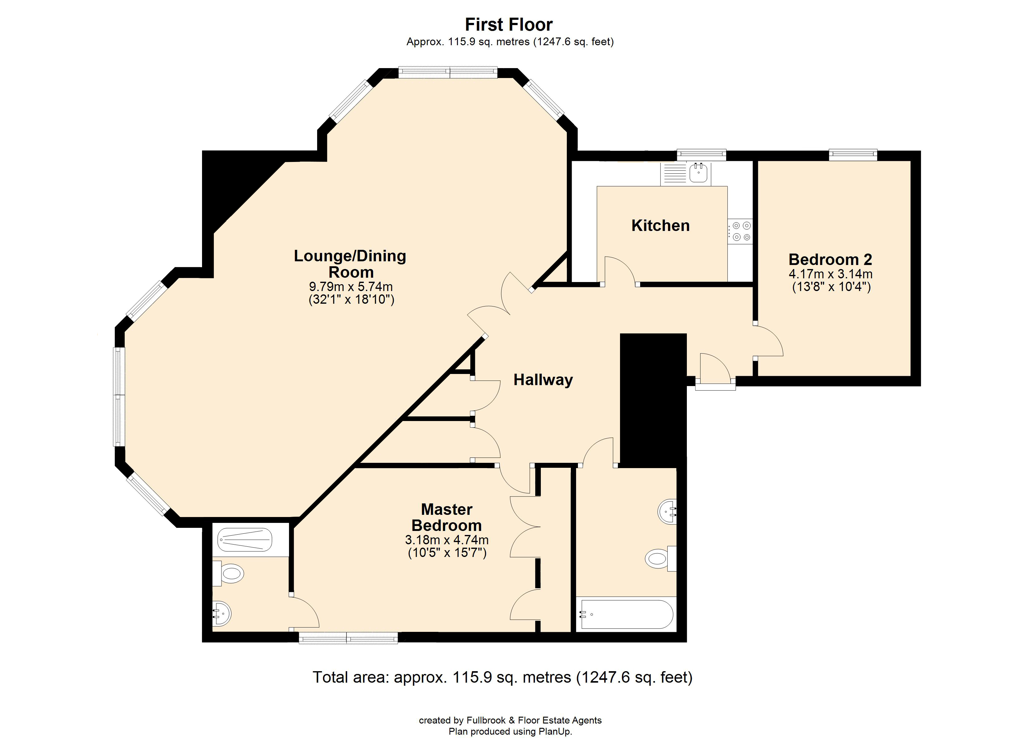 Flat 8,, Great Leys Court, St. Albans floorplan