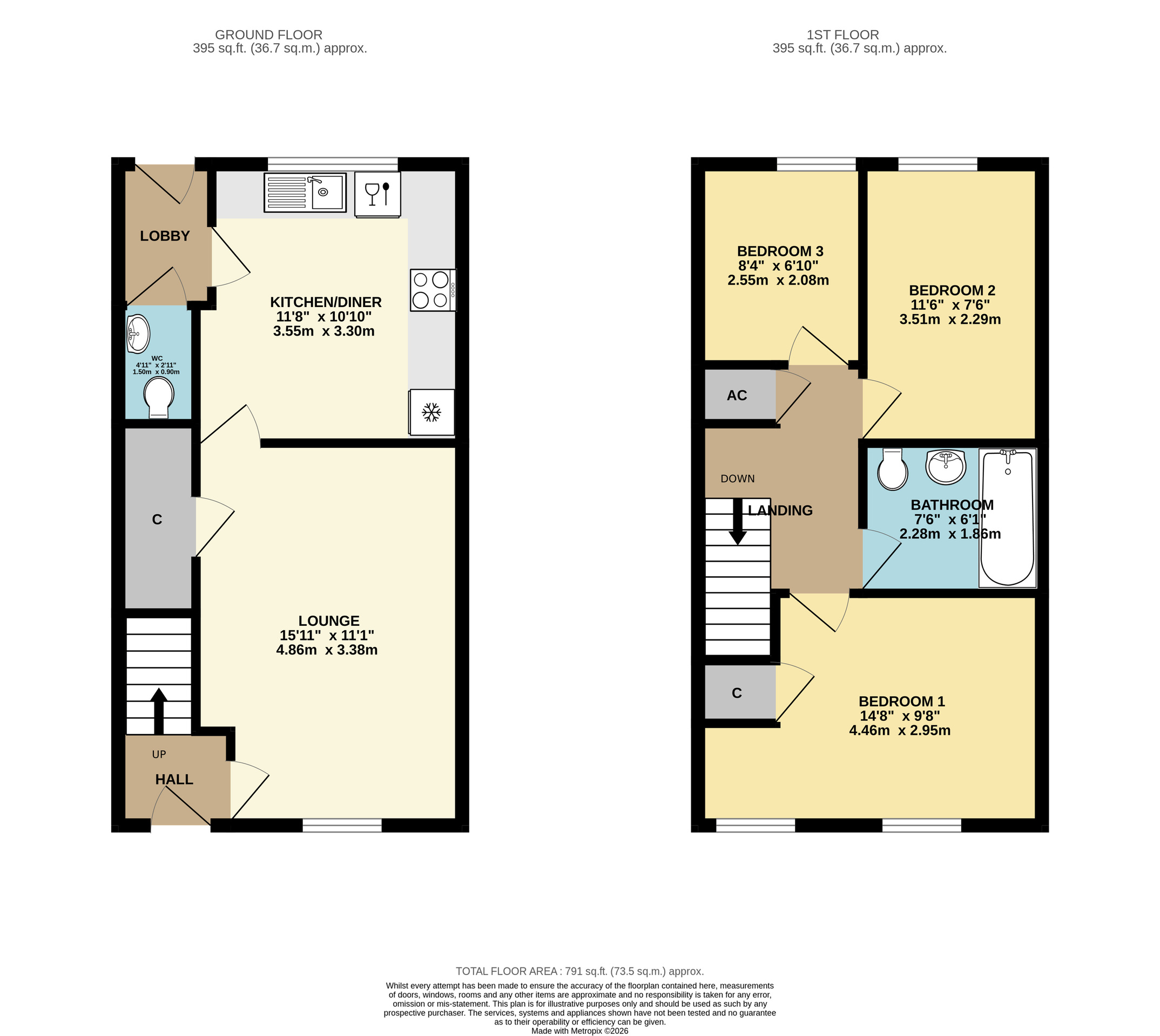 27 Mallory Road, Yeovil floorplan