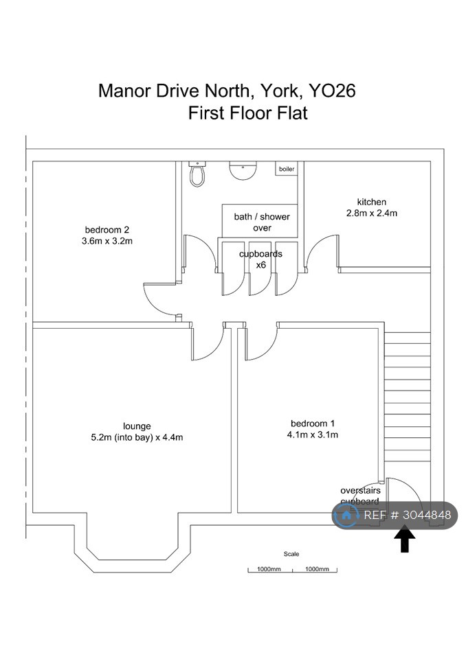 A Manor Drive North, York floorplan