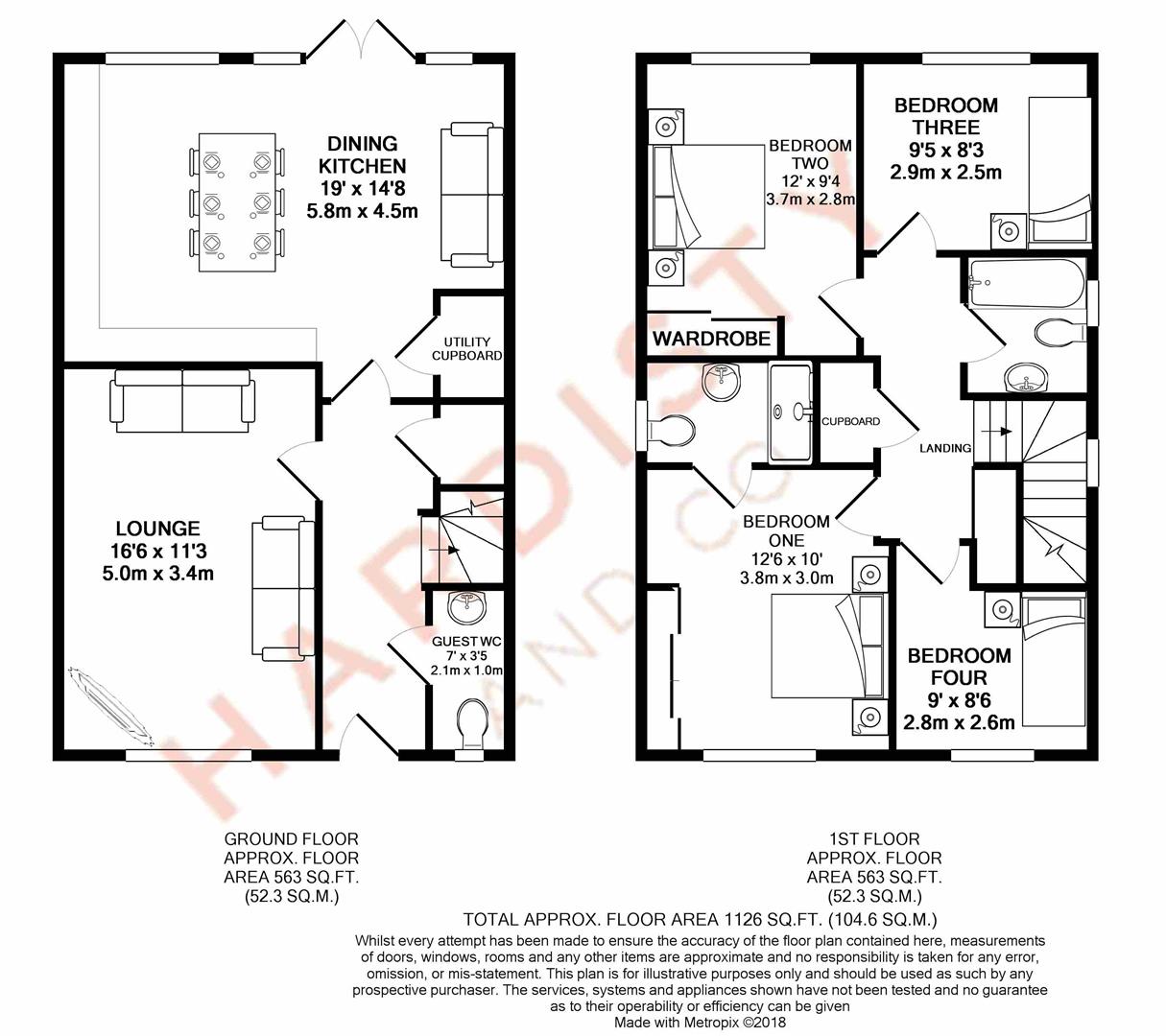 4 Bedrooms Detached house for sale in Brodrick Drive, Horsforth, Leeds LS18