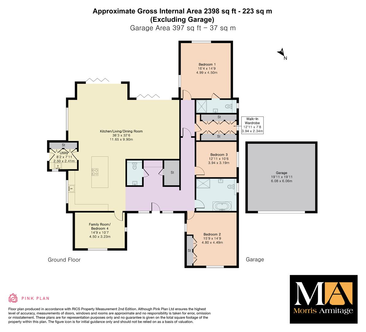 3, Arthurs Way, Fordham floorplan