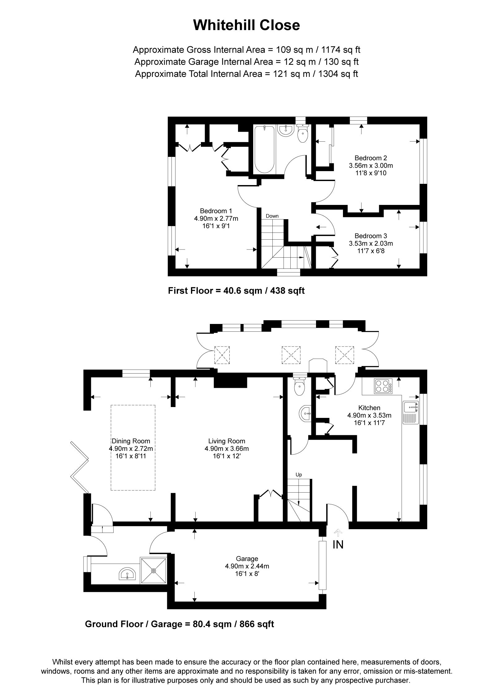 2, Whitehill Close, Surrey floorplan