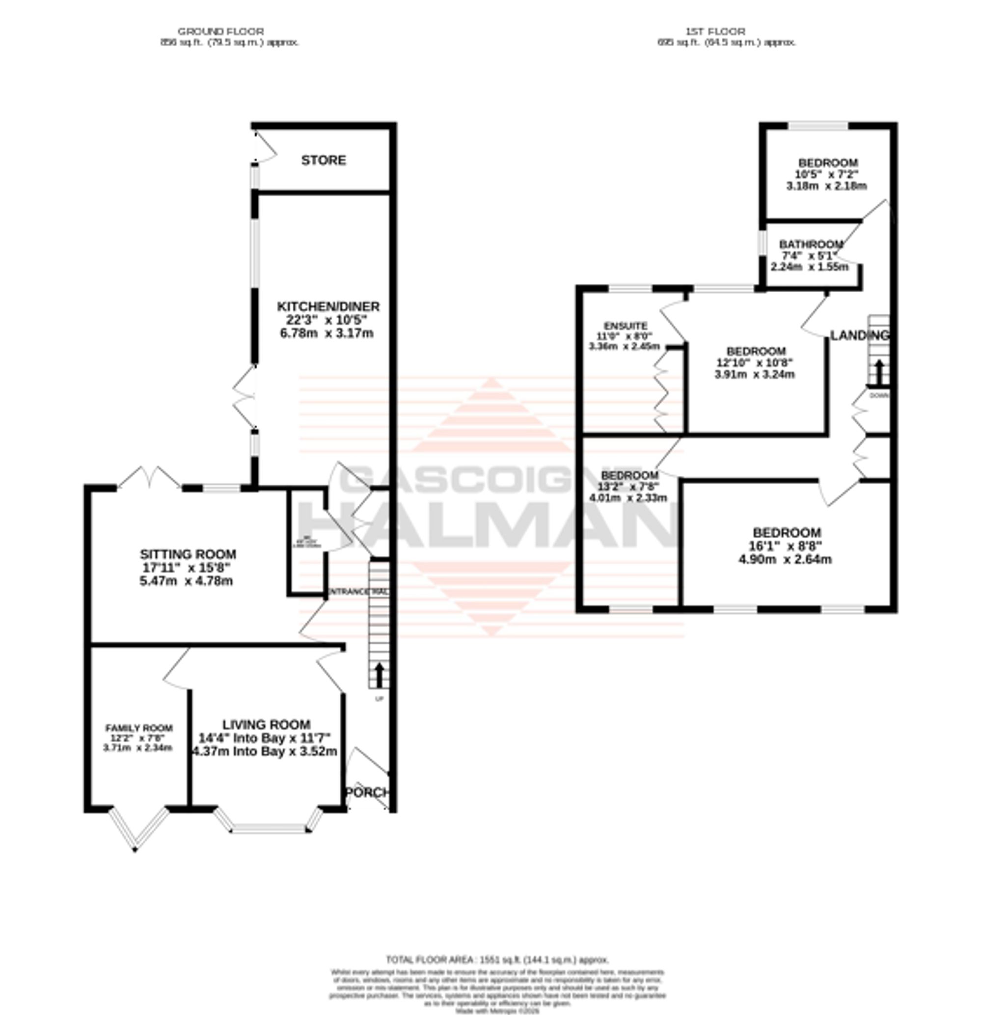 64 Carlton Road, Sale floorplan