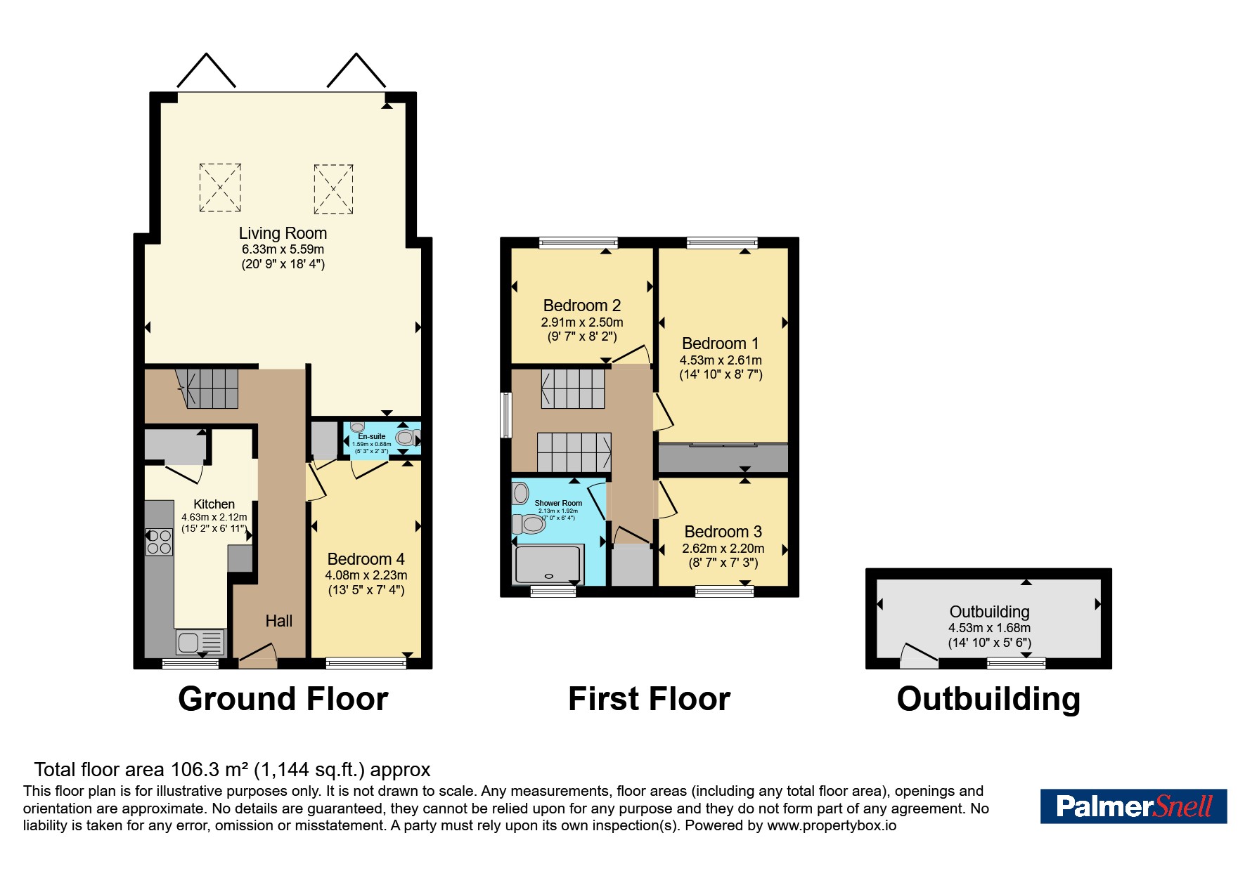 37, Sway Gardens, Bournemouth floorplan