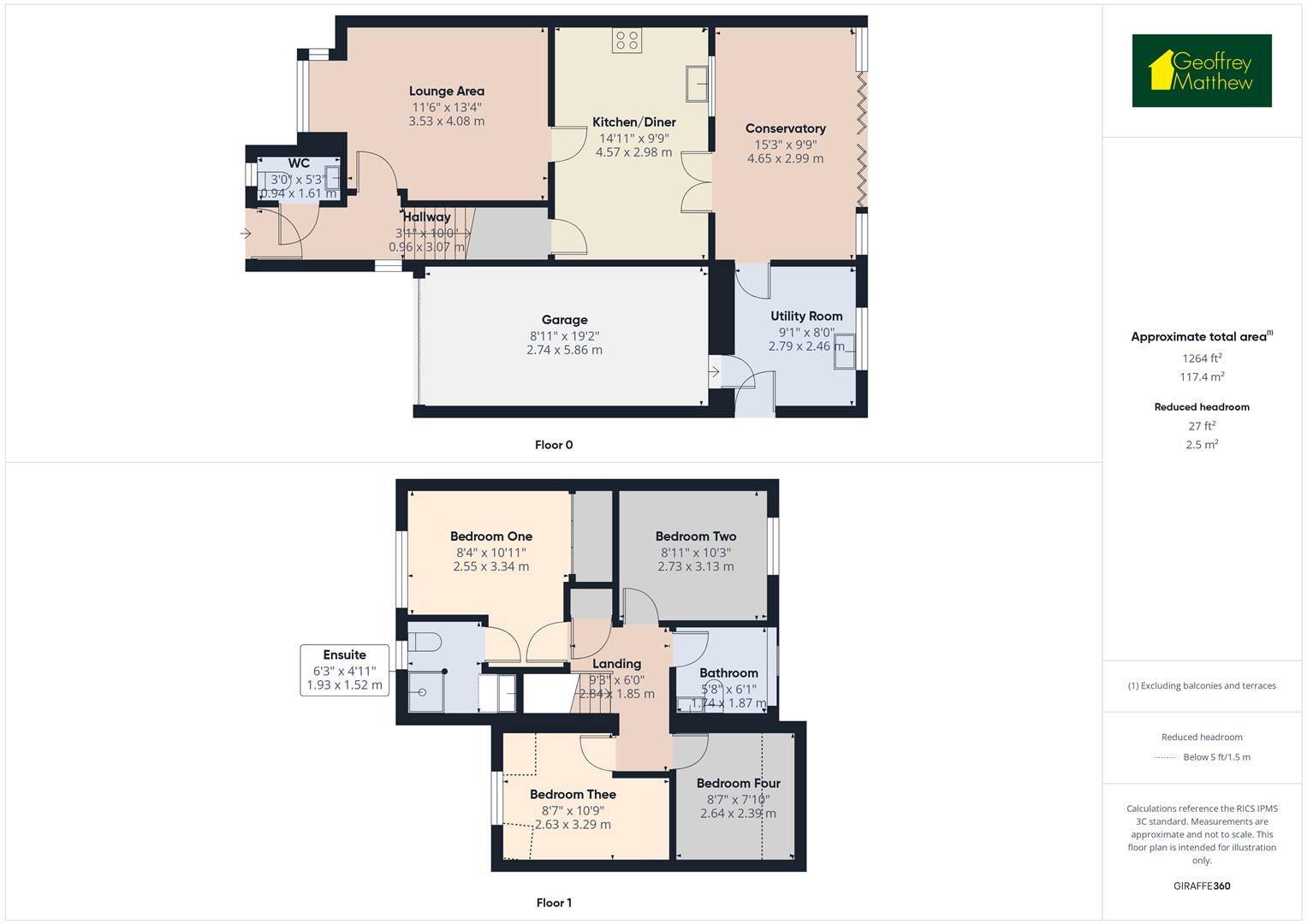 4, Riccat Lane, Great Ashby, Stevenage floorplan