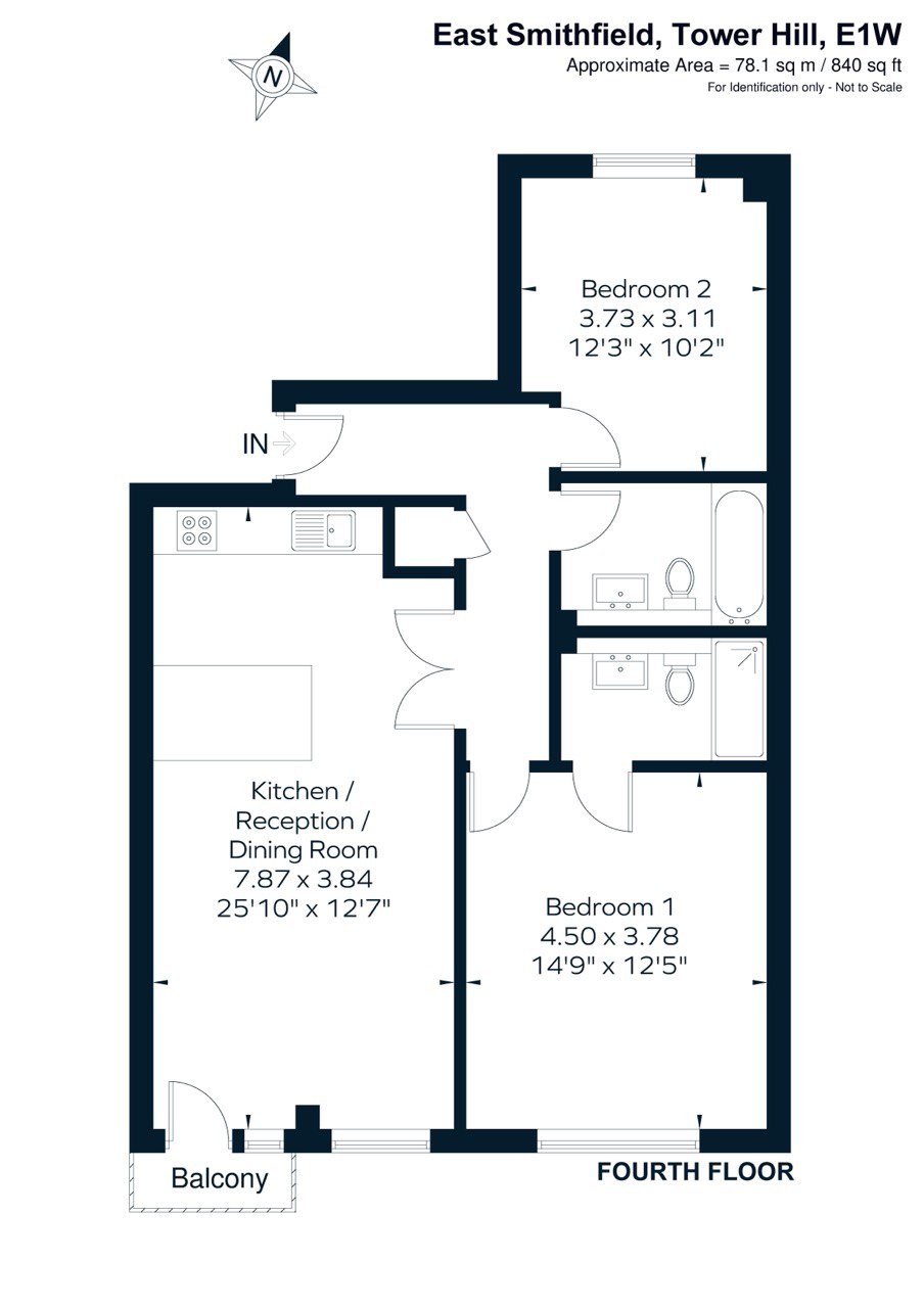 East Smithfield, London floorplan