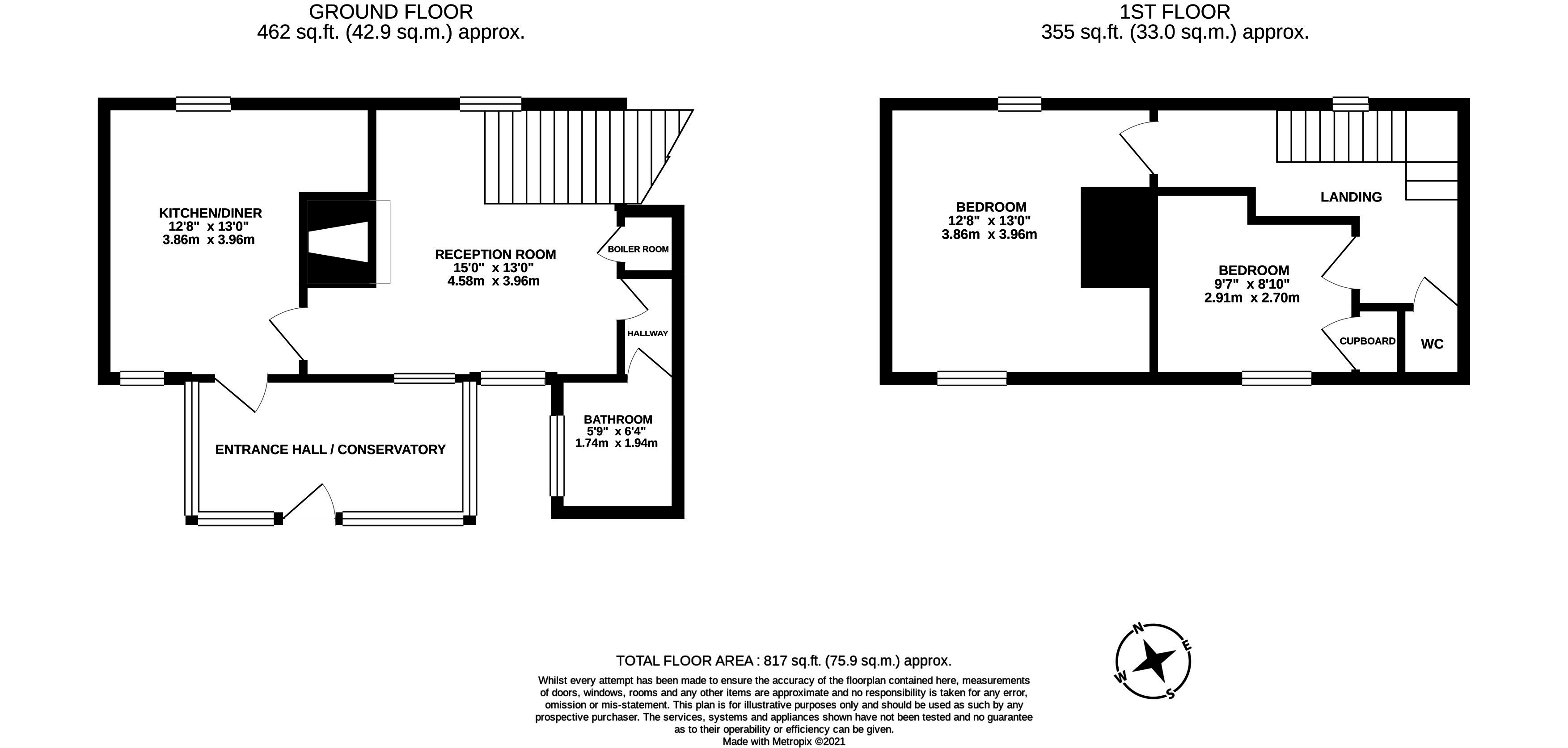 Heacham Road, Sedgeford, Hunstanton PE36, 2 bedroom terraced house for