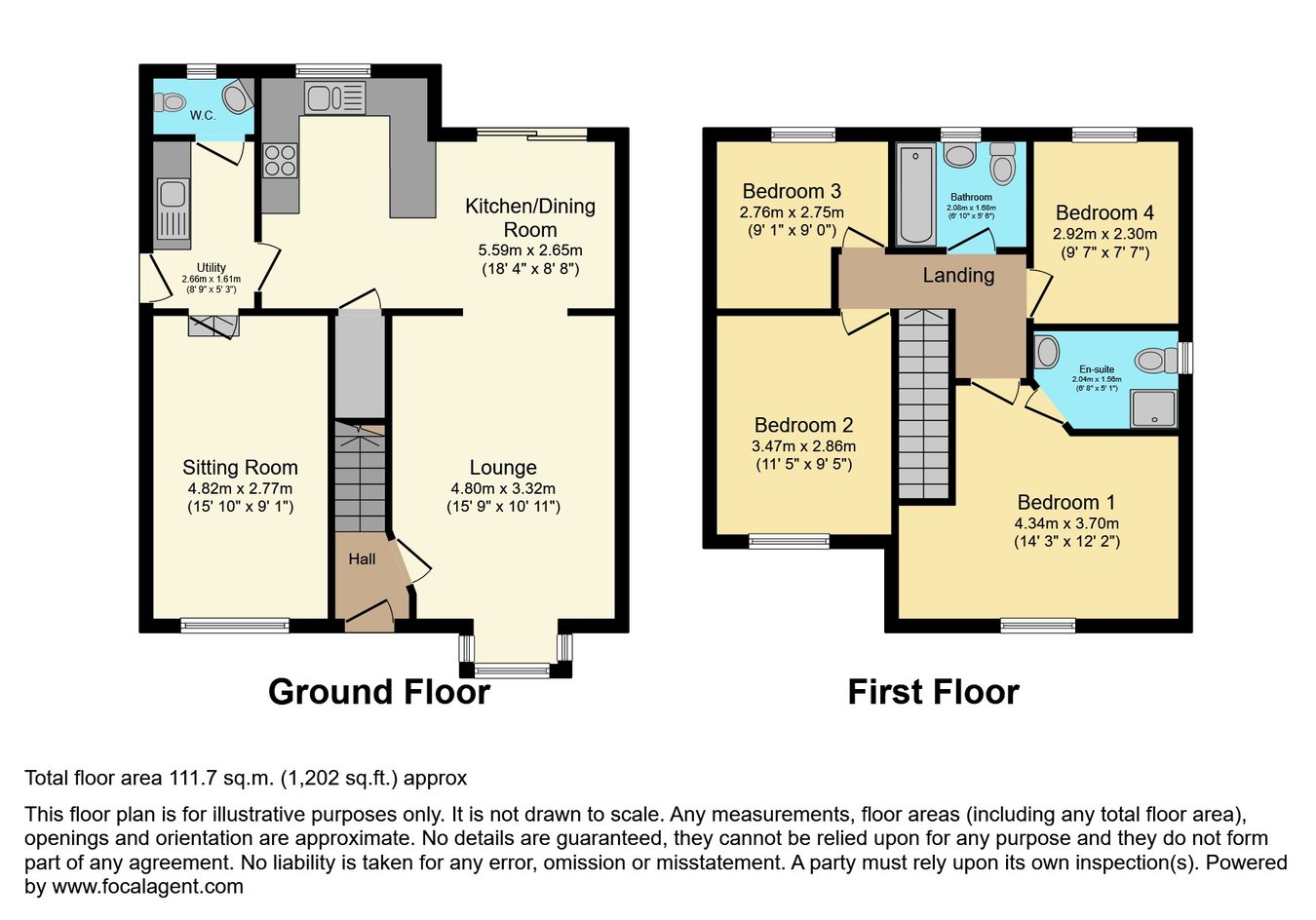 22, Almond Way, Seaham floorplan