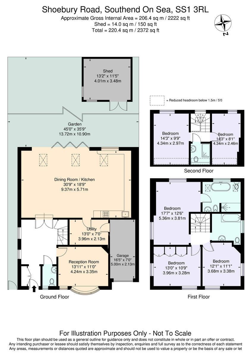 156, Shoebury Road, Thorpe Bay floorplan
