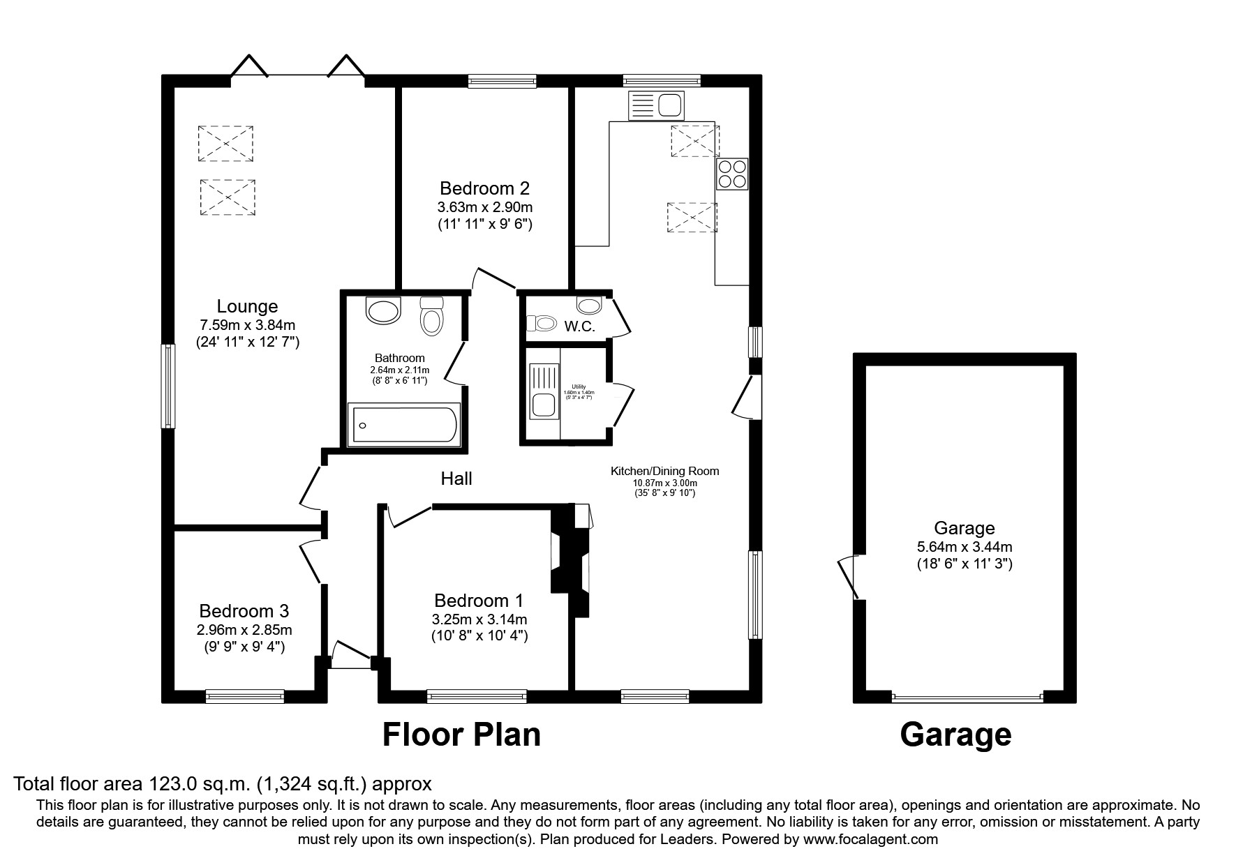 139, Church Road, Lowestoft floorplan