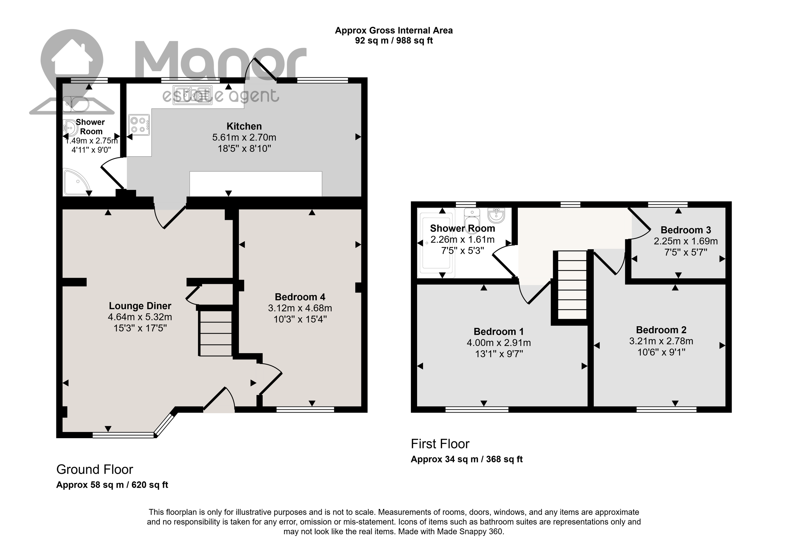 11, Reynolds Avenue, London floorplan