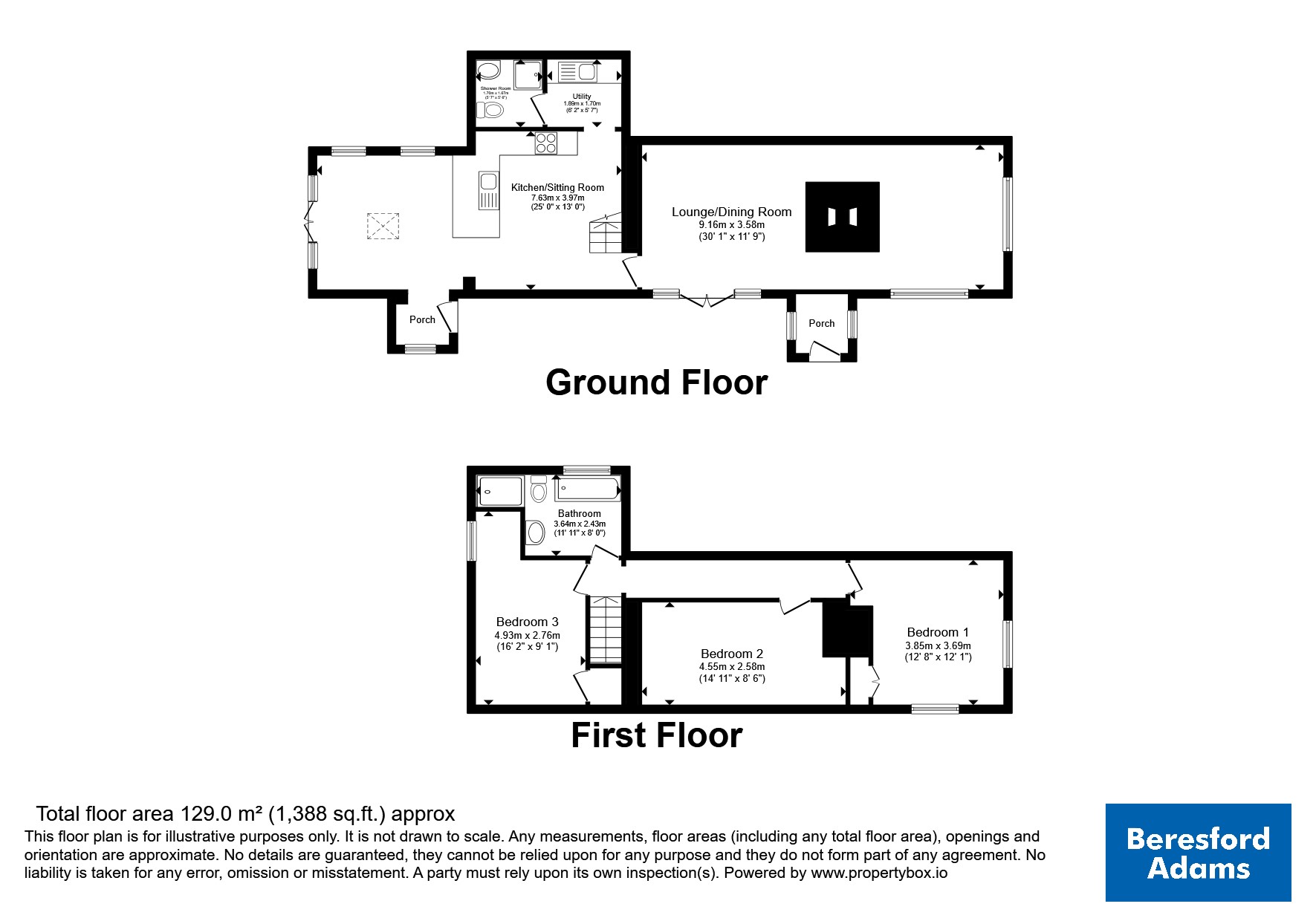 86, Mold Road, Mold floorplan