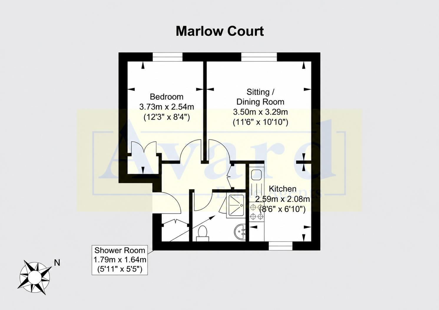 Park Crescent Place, Brighton floorplan