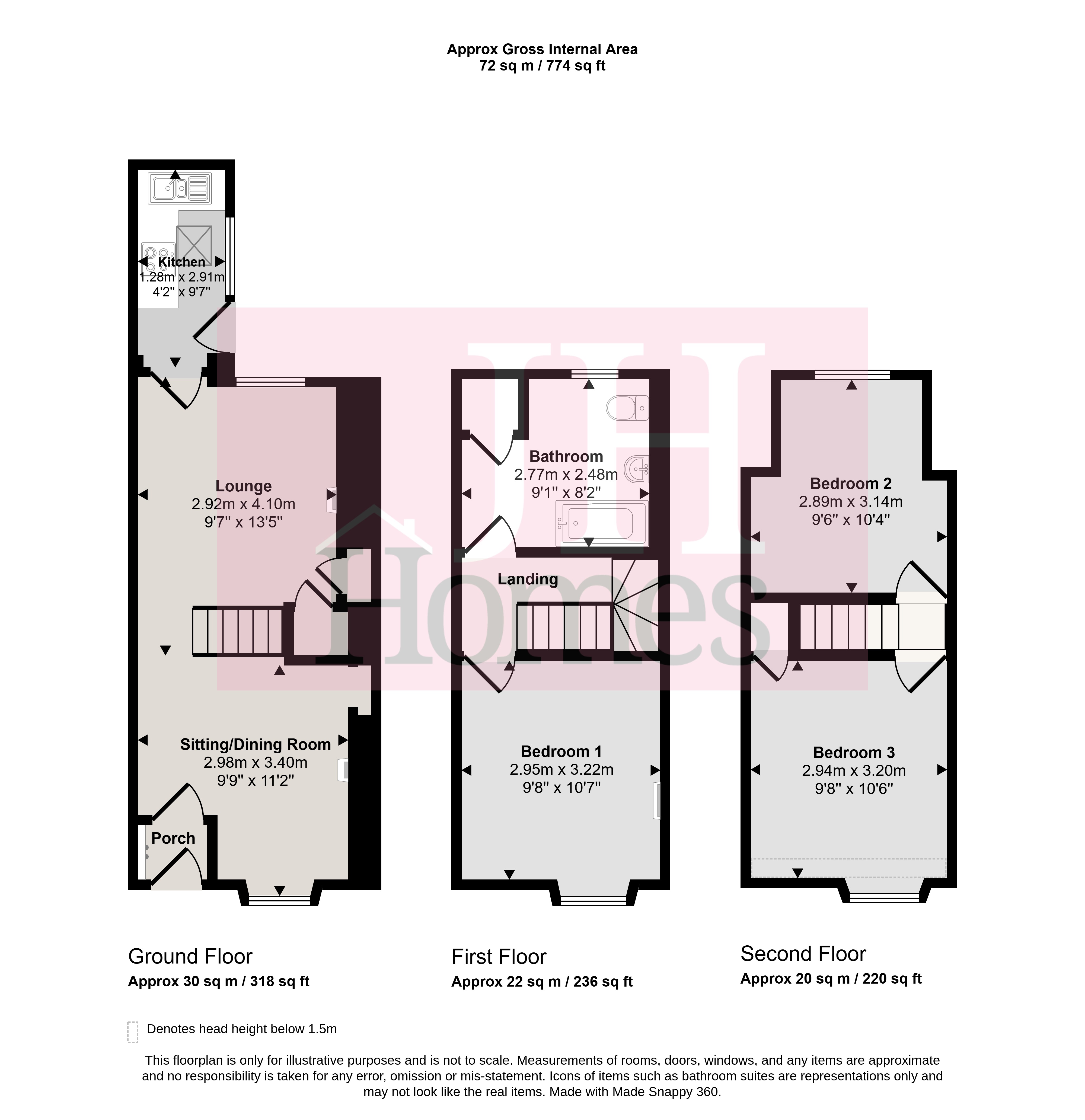 16, Sun Street, Ulverston floorplan