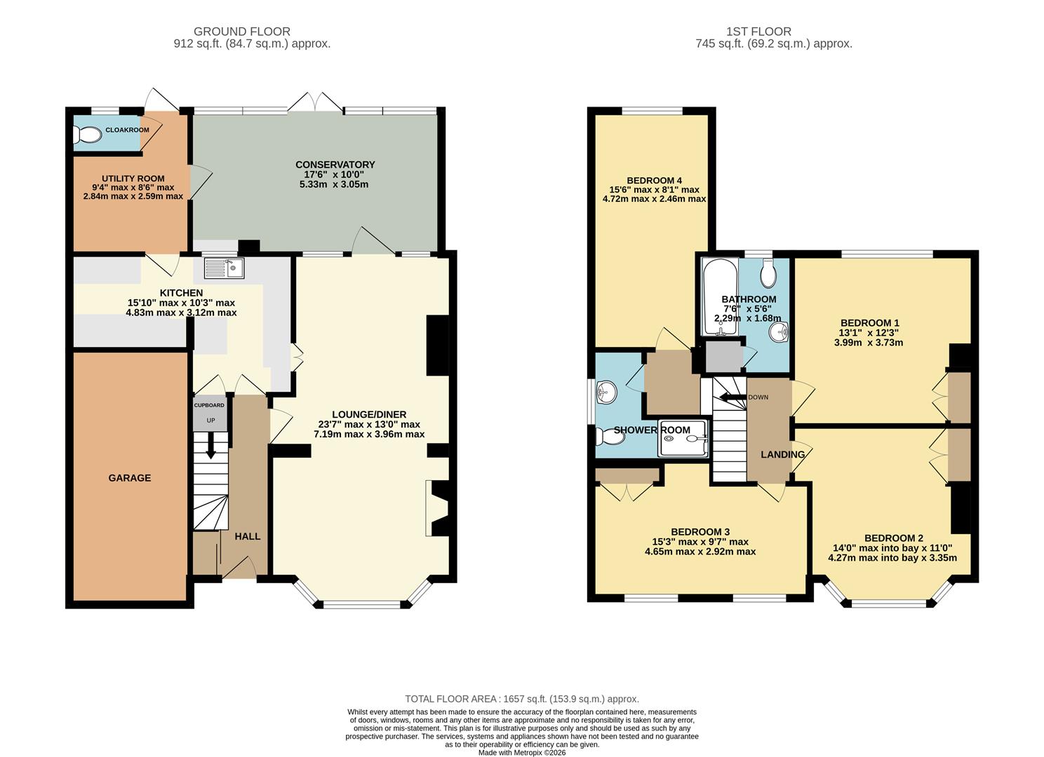 23, Cumberland Avenue, Basingstoke floorplan