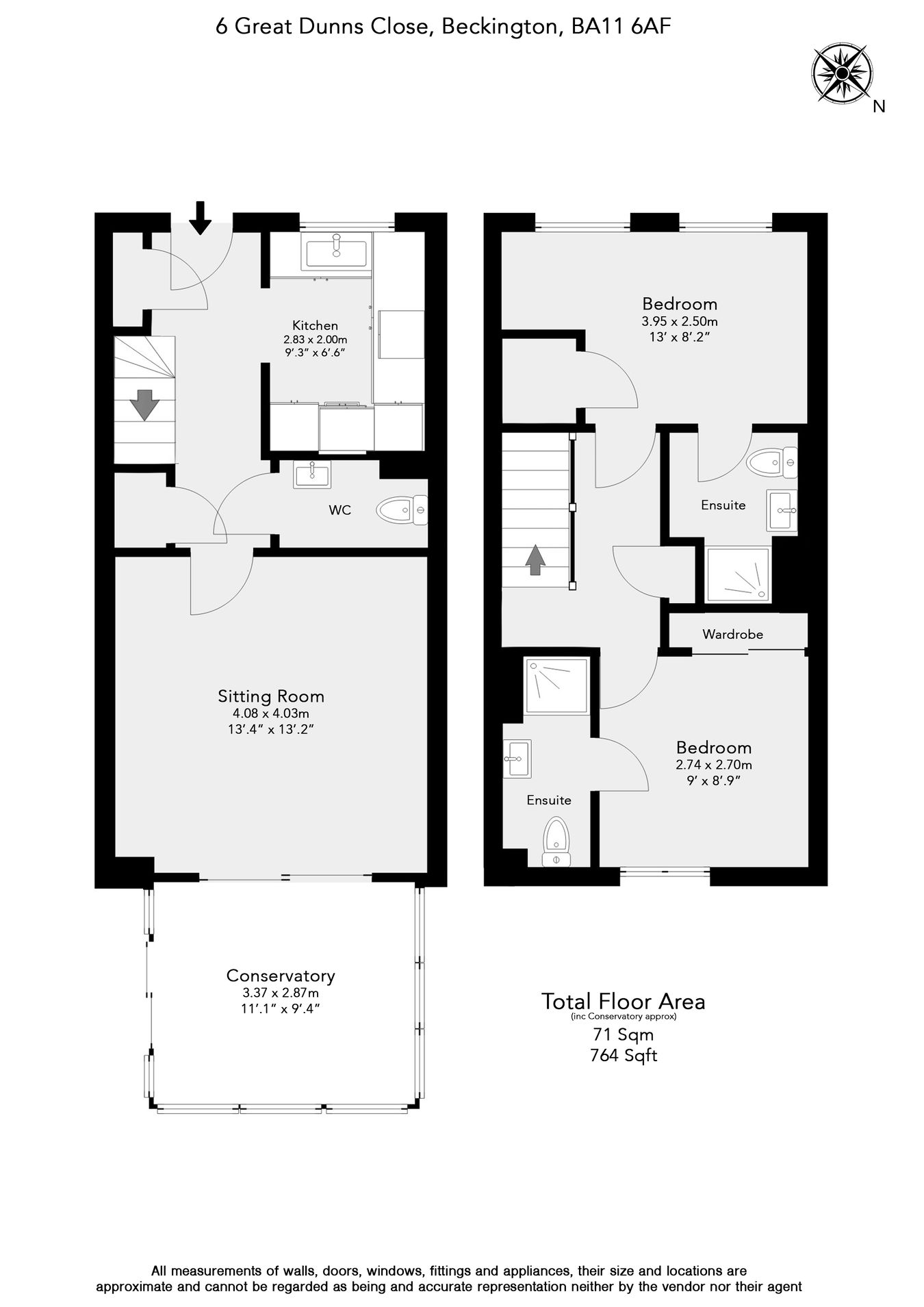 6, Great Dunns Close, Frome floorplan