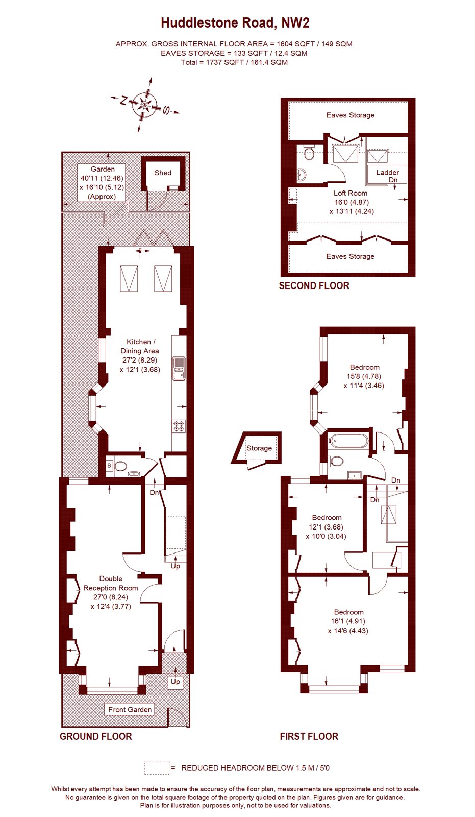 Huddlestone Road, London NW2, 3 bedroom terraced house for sale