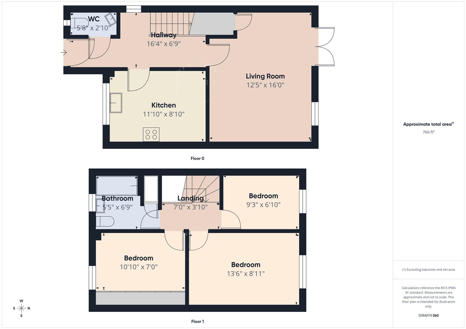 5, Gold Close, Hinckley floorplan