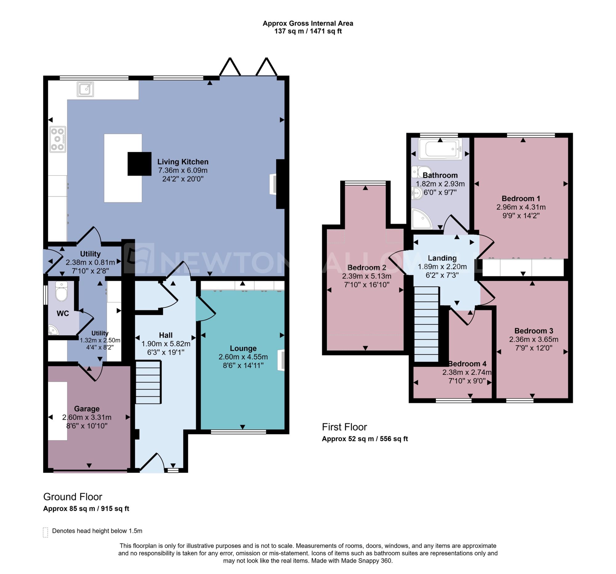 28 Chapel Street, Ibstock floorplan