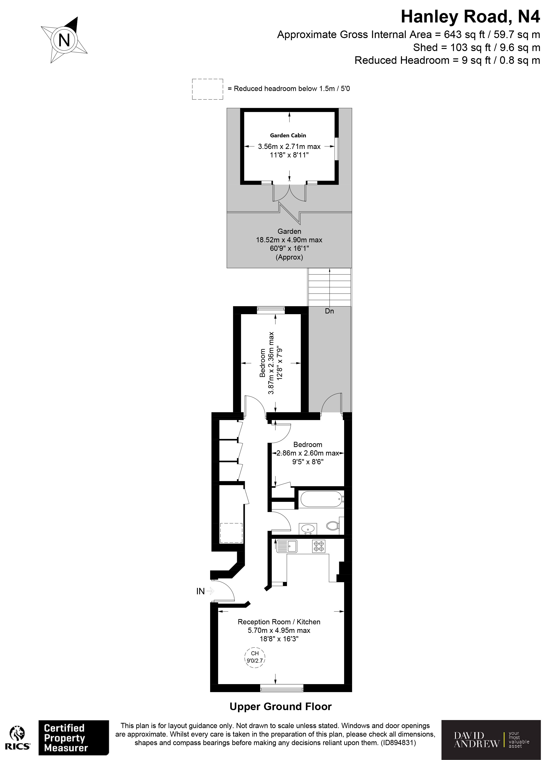 Hanley Road, London N4, 2 bedroom flat for sale 62398762 PrimeLocation