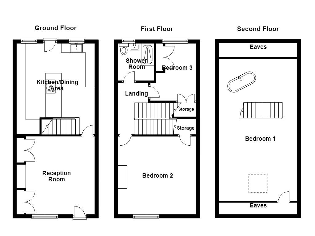 River Cottage, 4, Strongstry Bridge, Ramsbottom floorplan
