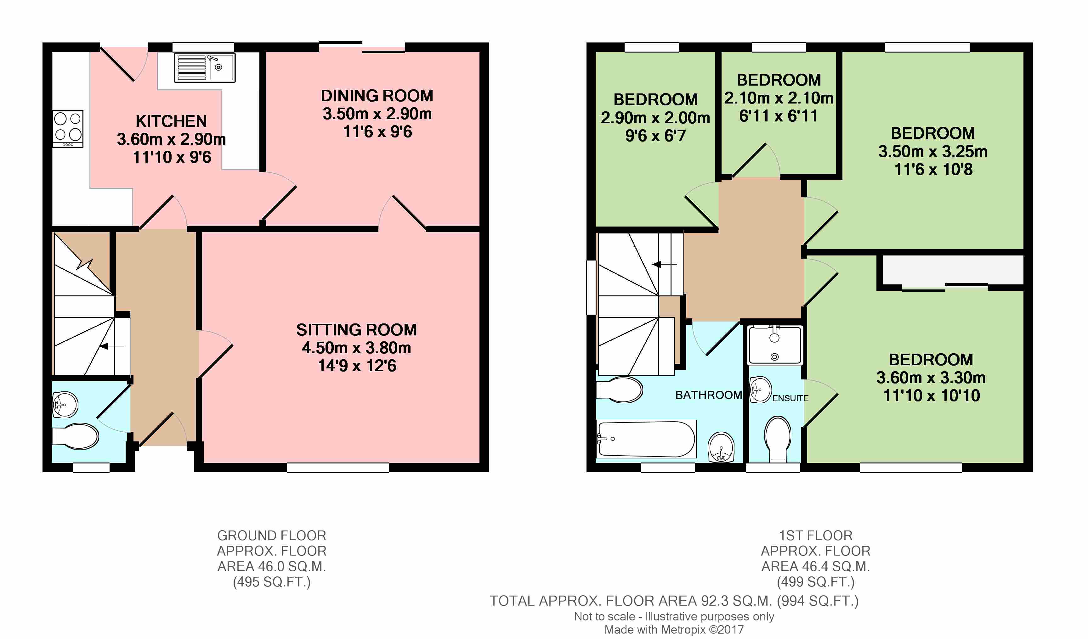 24 Lowry Way, Stowmarket floorplan