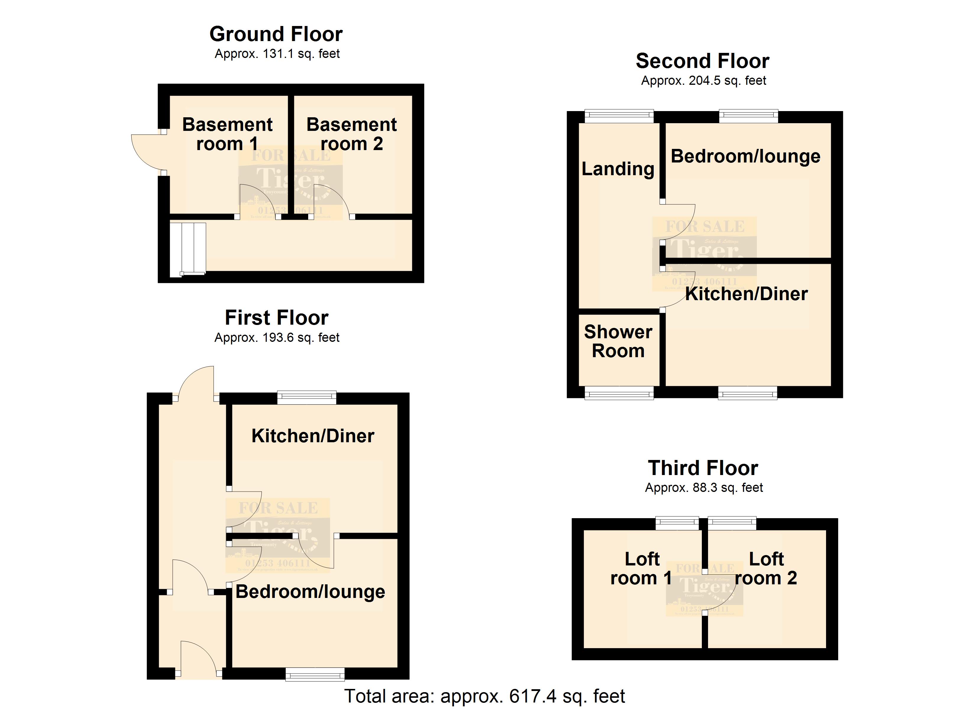 Great Avenham Street, Preston PR1, 2 bedroom terraced house for sale