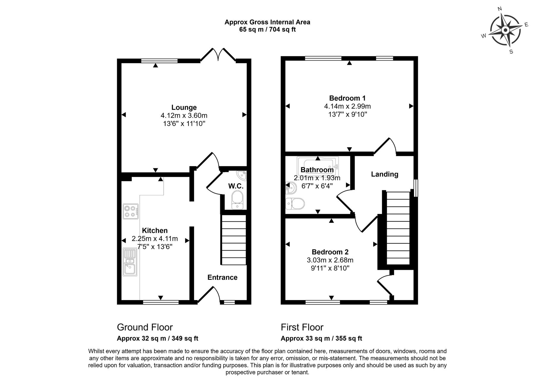 19, 19 Callier Close, Rugby floorplan