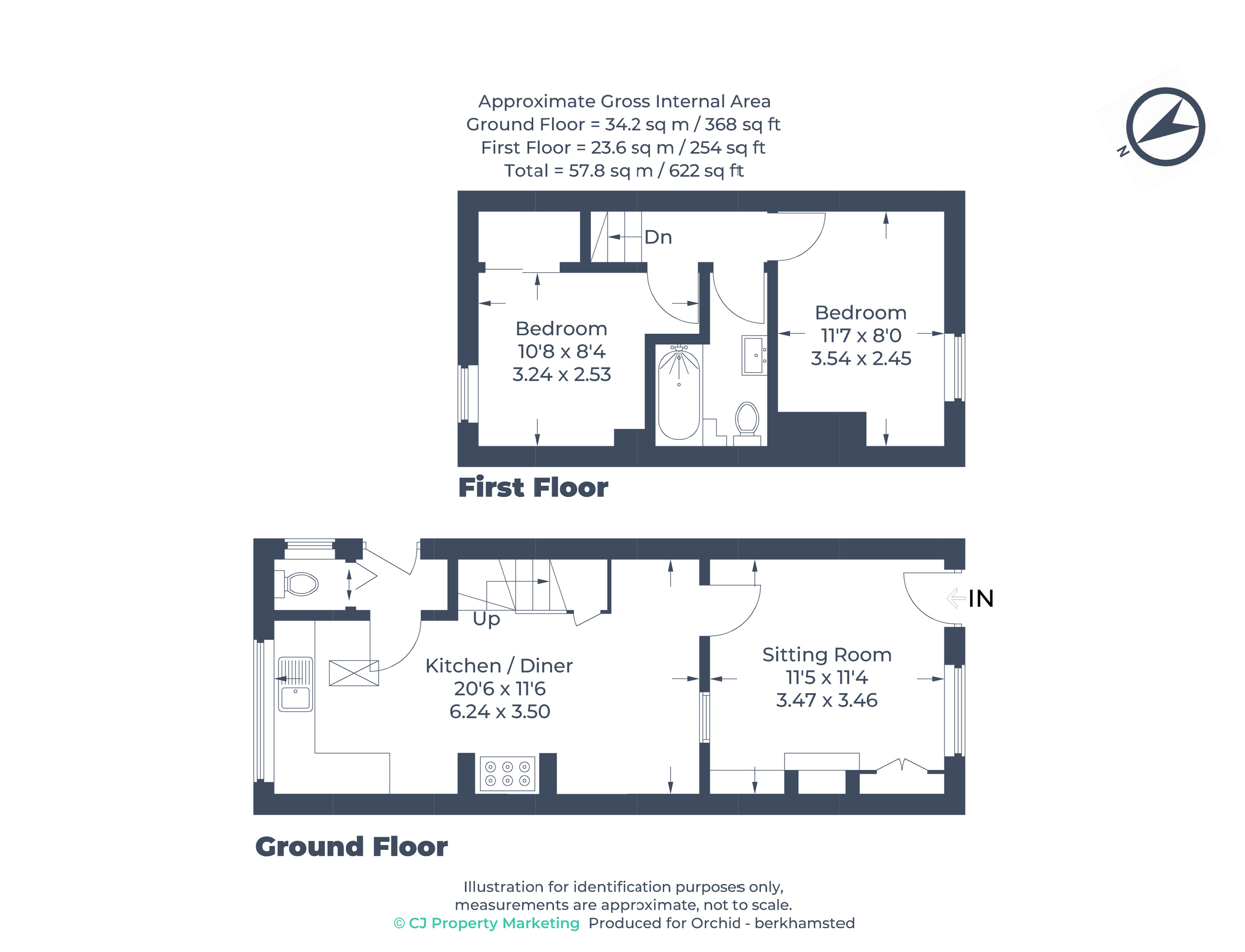 68 Gossoms End, Berkhamsted floorplan