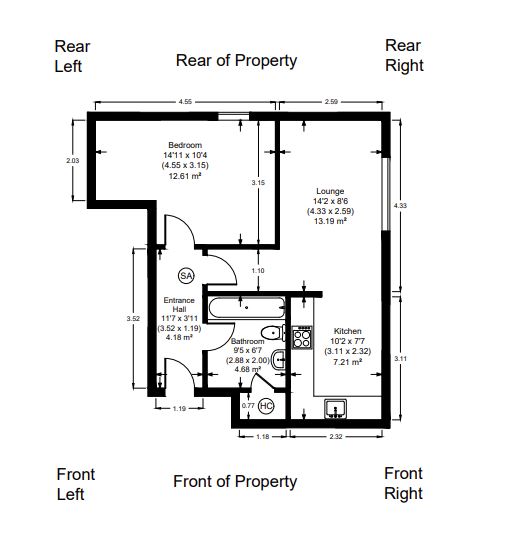 84 Avoca Court, 25 Moseley Road, Birmingham floorplan