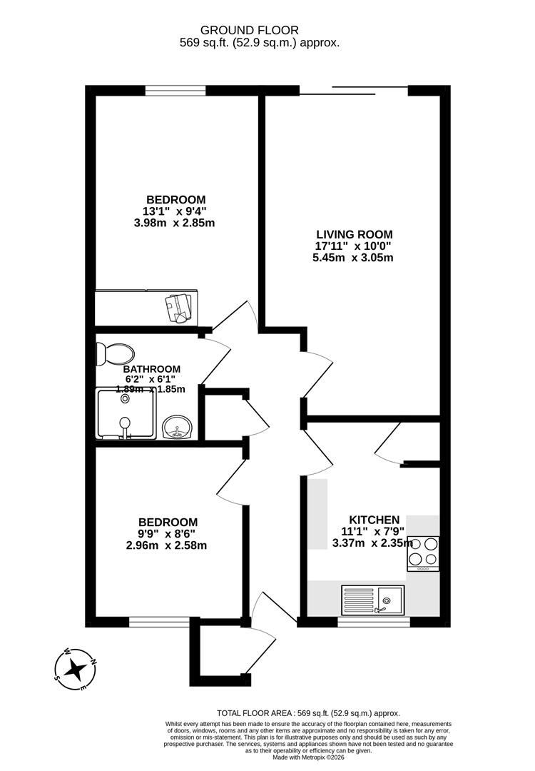 17, Braziers Field, Hertford floorplan