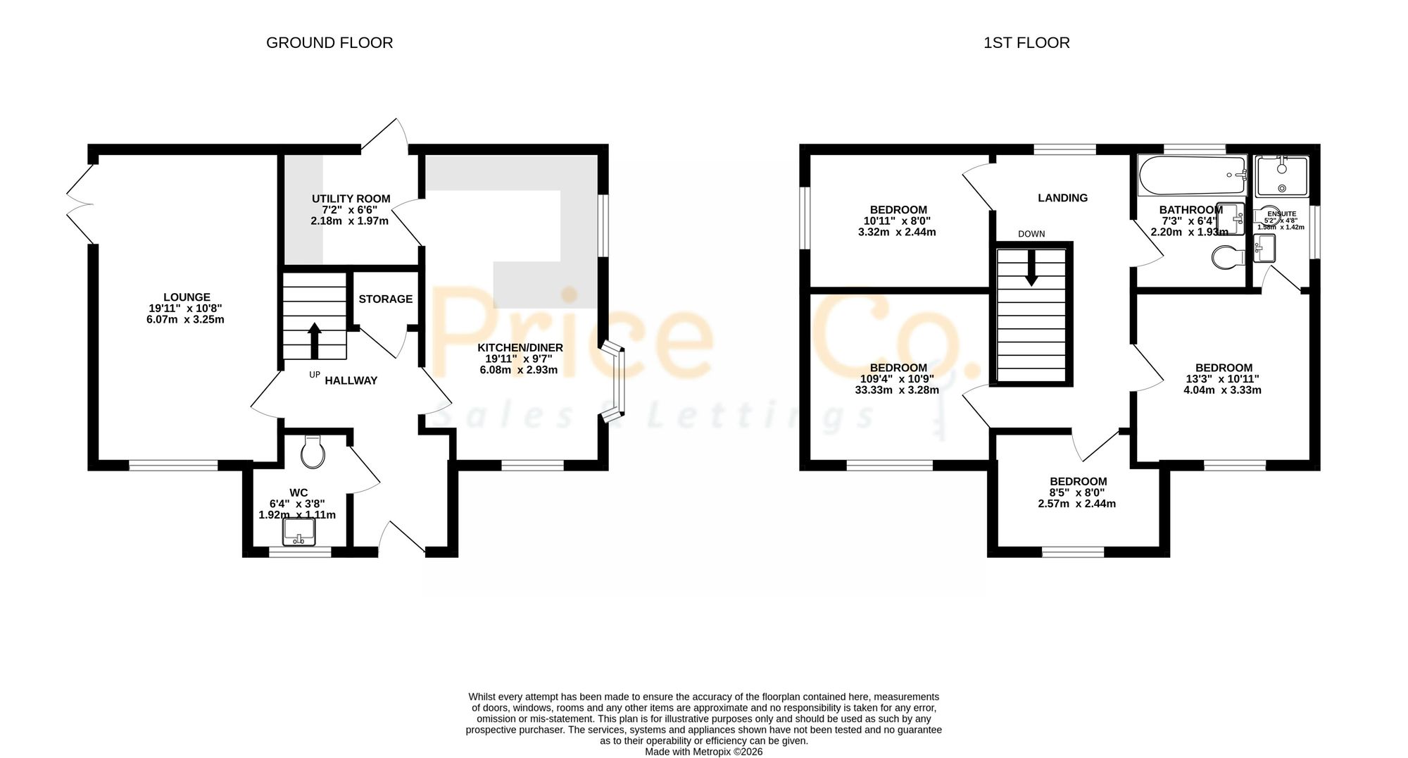 1 Green Mill Close, Bolton floorplan