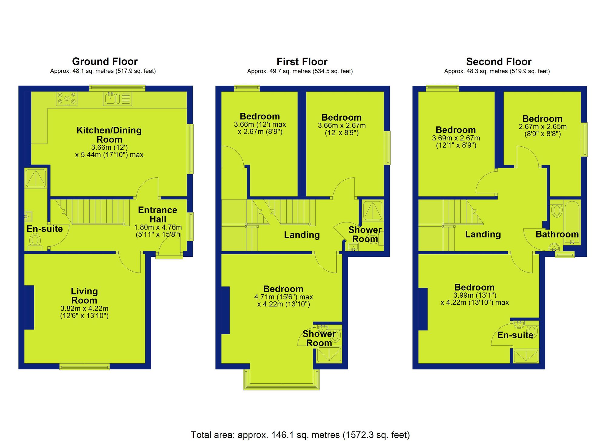 56 Peveril Street, Nottingham floorplan