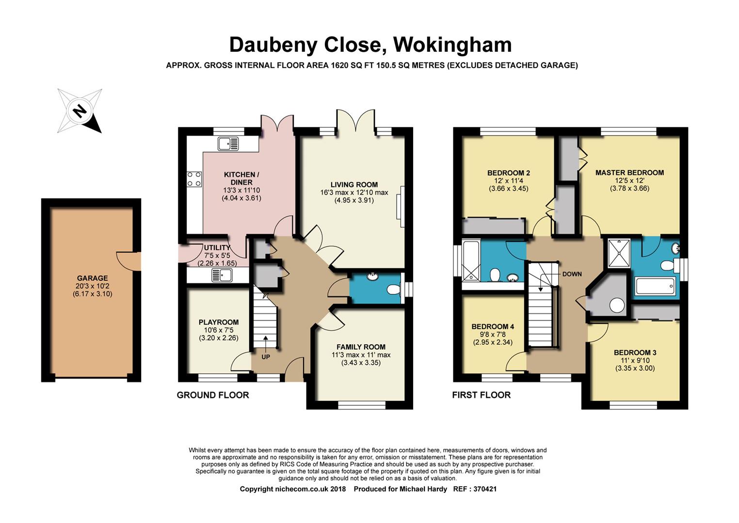 4 Bedrooms Detached house for sale in Daubeny Close, Wokingham, Berkshire RG41