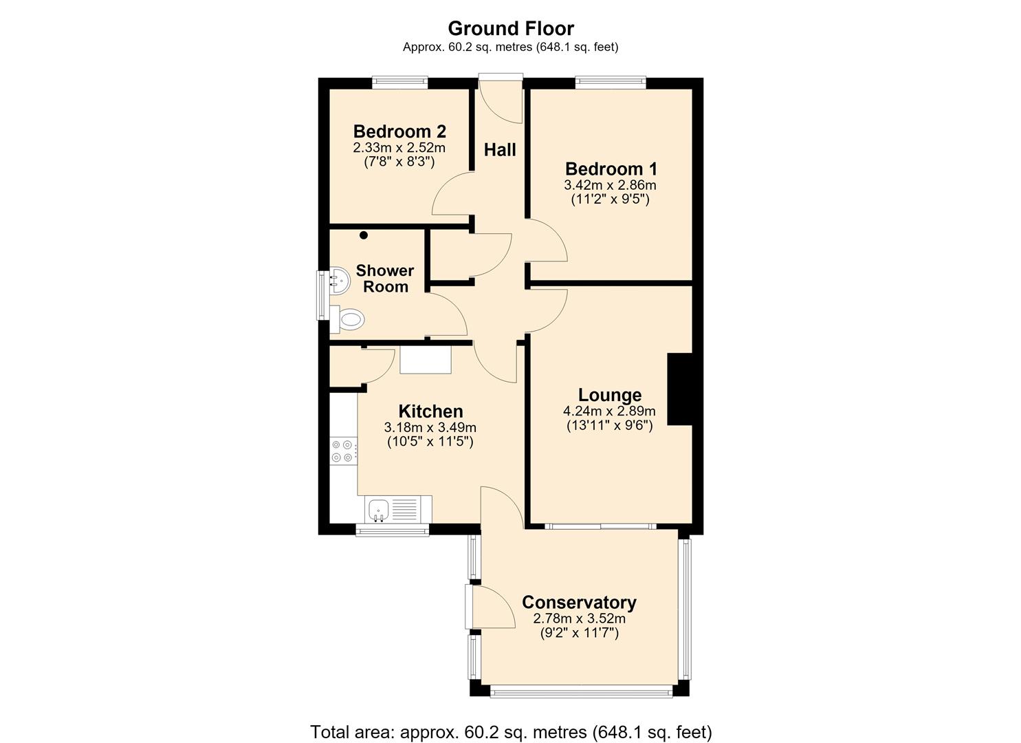 8, Springbok Close, Hull floorplan