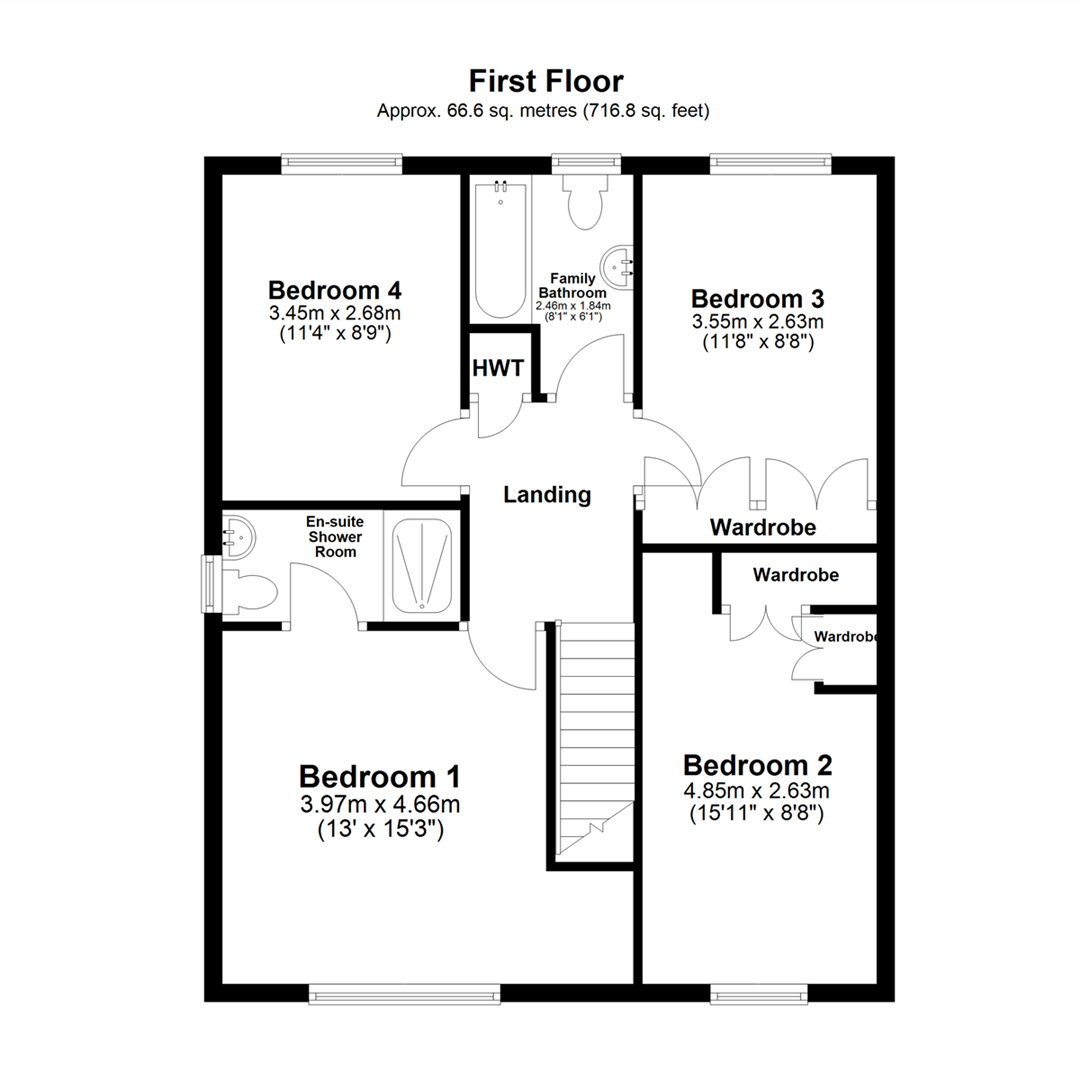 32, Ferry Close, Selby floorplan