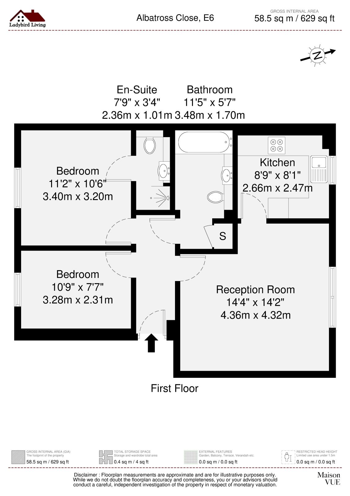 Albatross Close, London floorplan