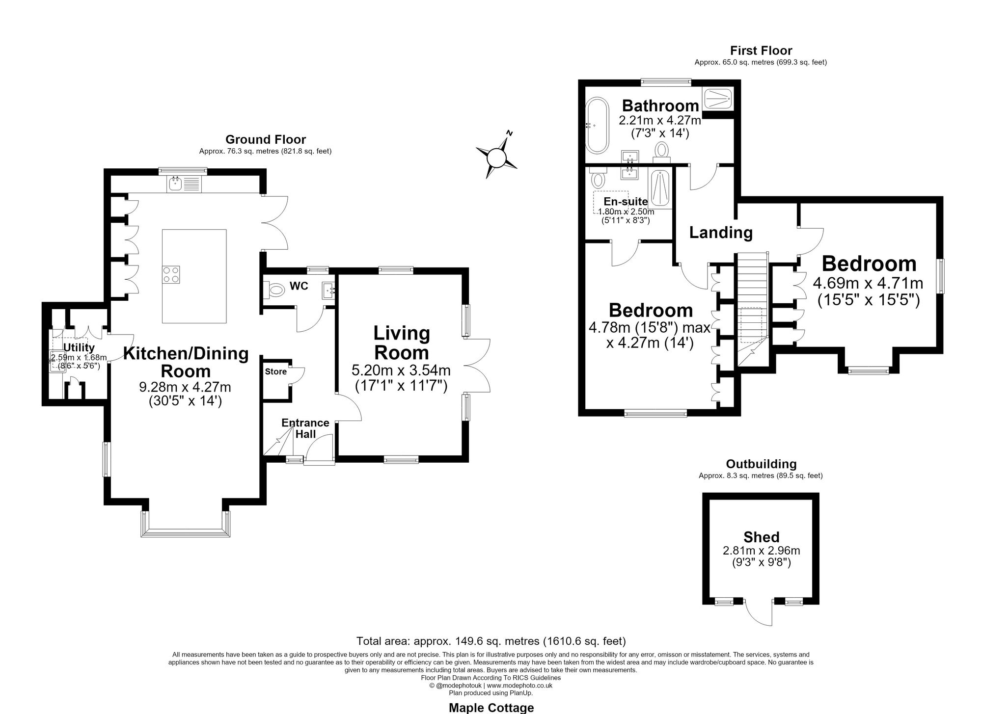 Maple Cottage Common Road, Ingatestone floorplan