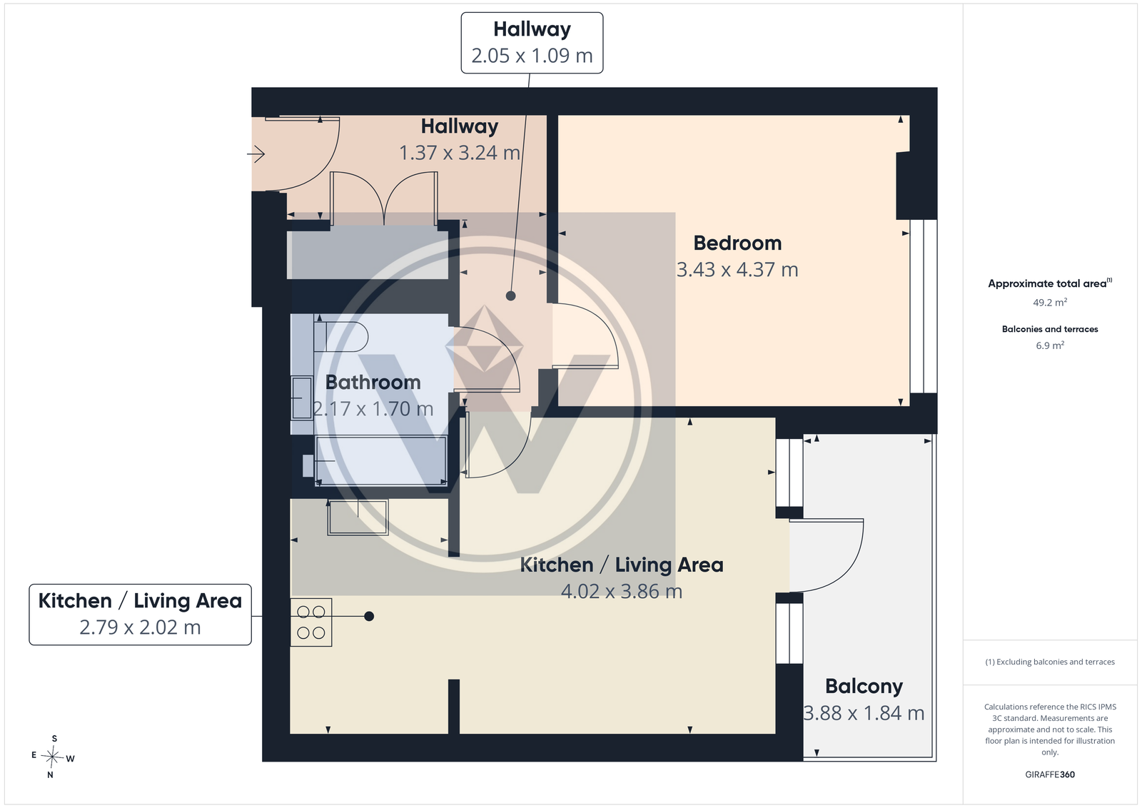 21 Ashwell House,Healum Avenue, Southall floorplan