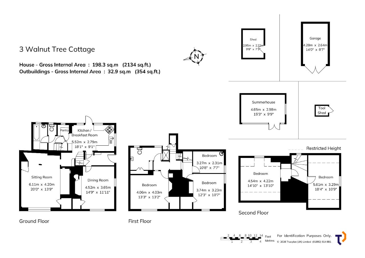 3, Walnut Tree Cottages, Sutton Valence floorplan