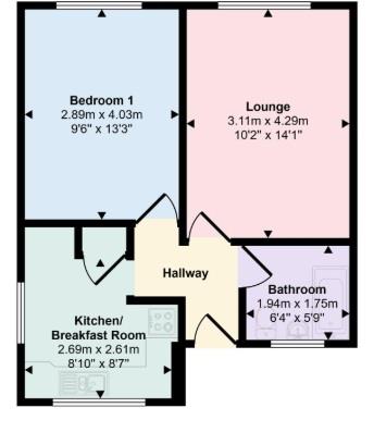 103, Allens Road, Poole floorplan