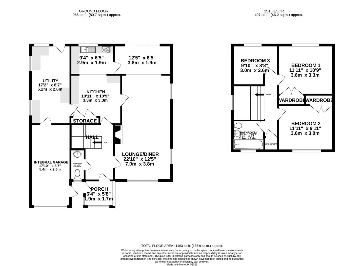 6, Blenheim Road, Weymouth floorplan